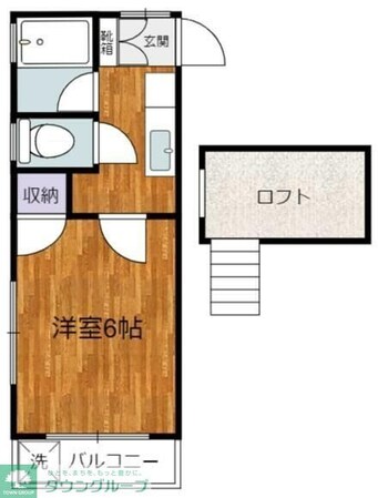メゾンフジヌキの物件間取画像
